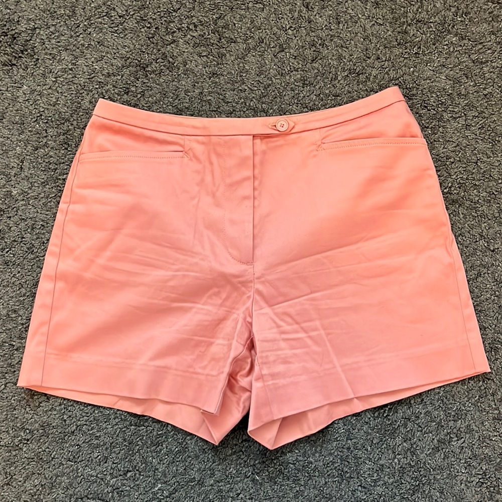 Ann Taylor coral pink cotton shorts
